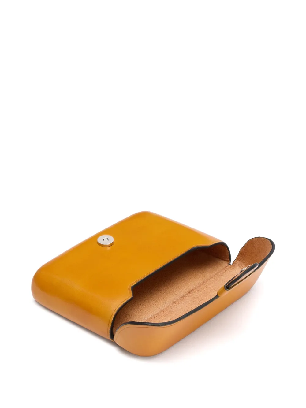 LEMAIRE x Il Bussetto leren pasjeshouder Bruin