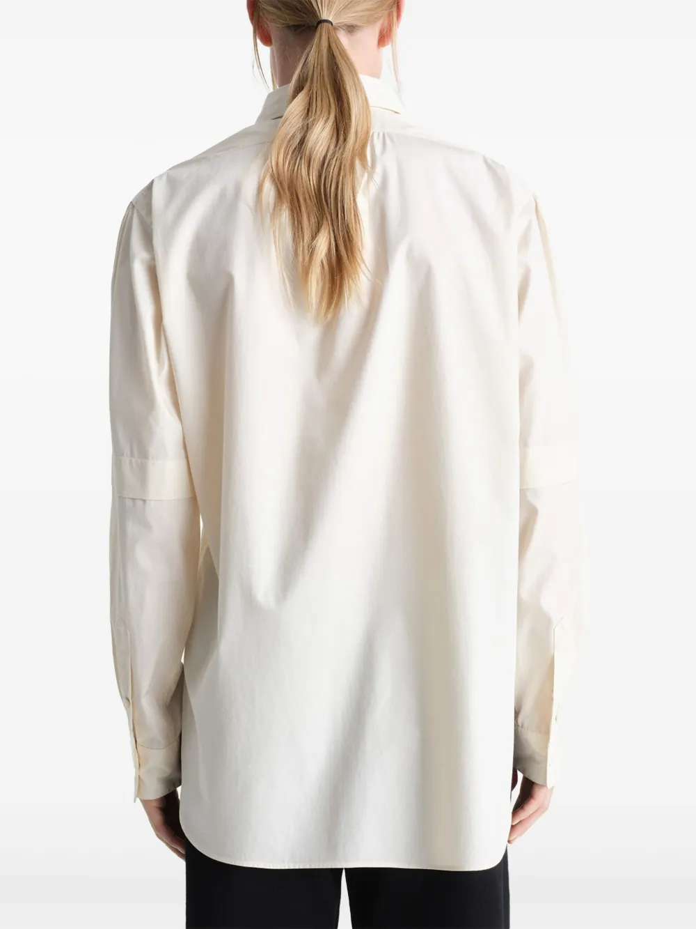 LEMAIRE Shirt With Slits blouse Beige