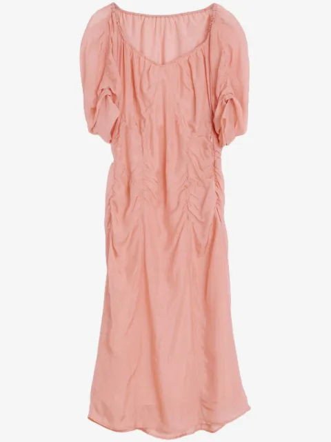 LEMAIRE chiffon midi dress