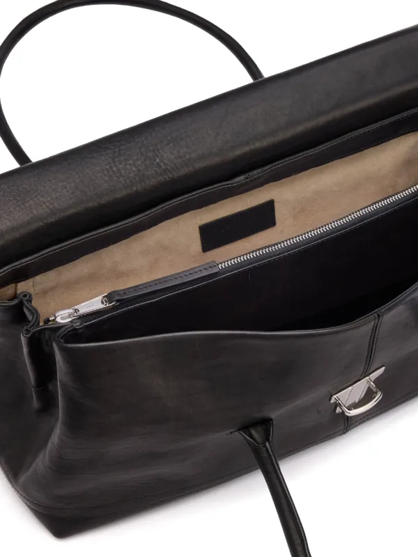 LEMAIRE Gear Handbag | Black | FARFETCH JO