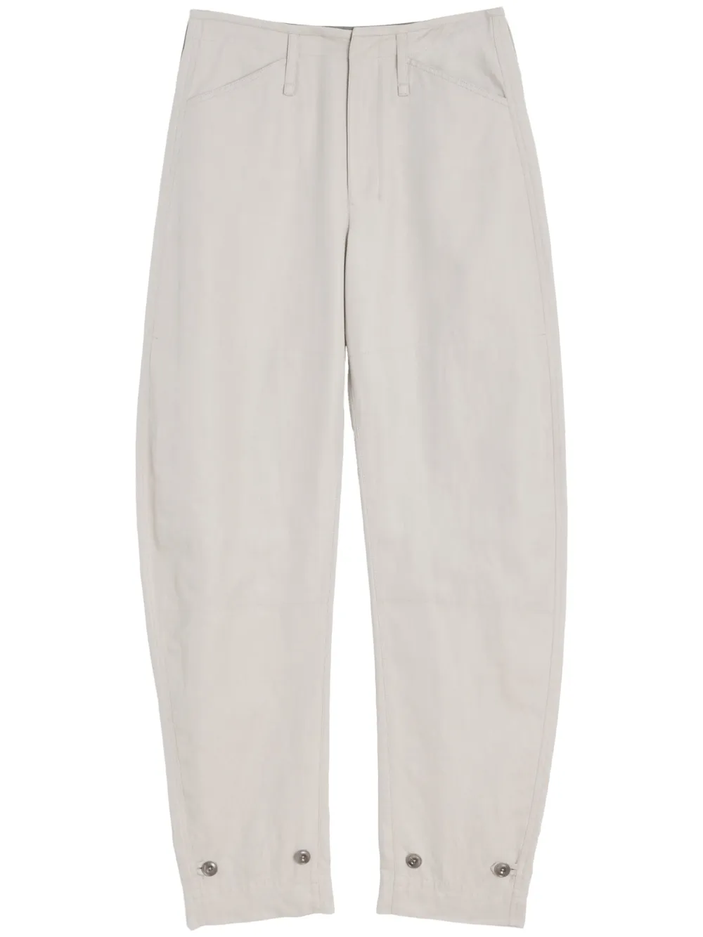 LEMAIRE fluid tapered trousers | Neutrals | Image 1