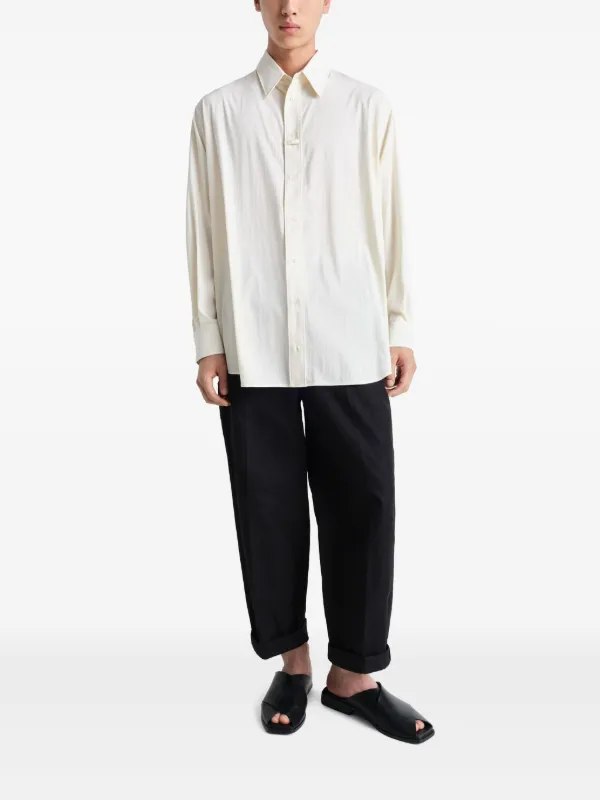 LEMAIRE pointed-collar Shirt | Neutrals | FARFETCH