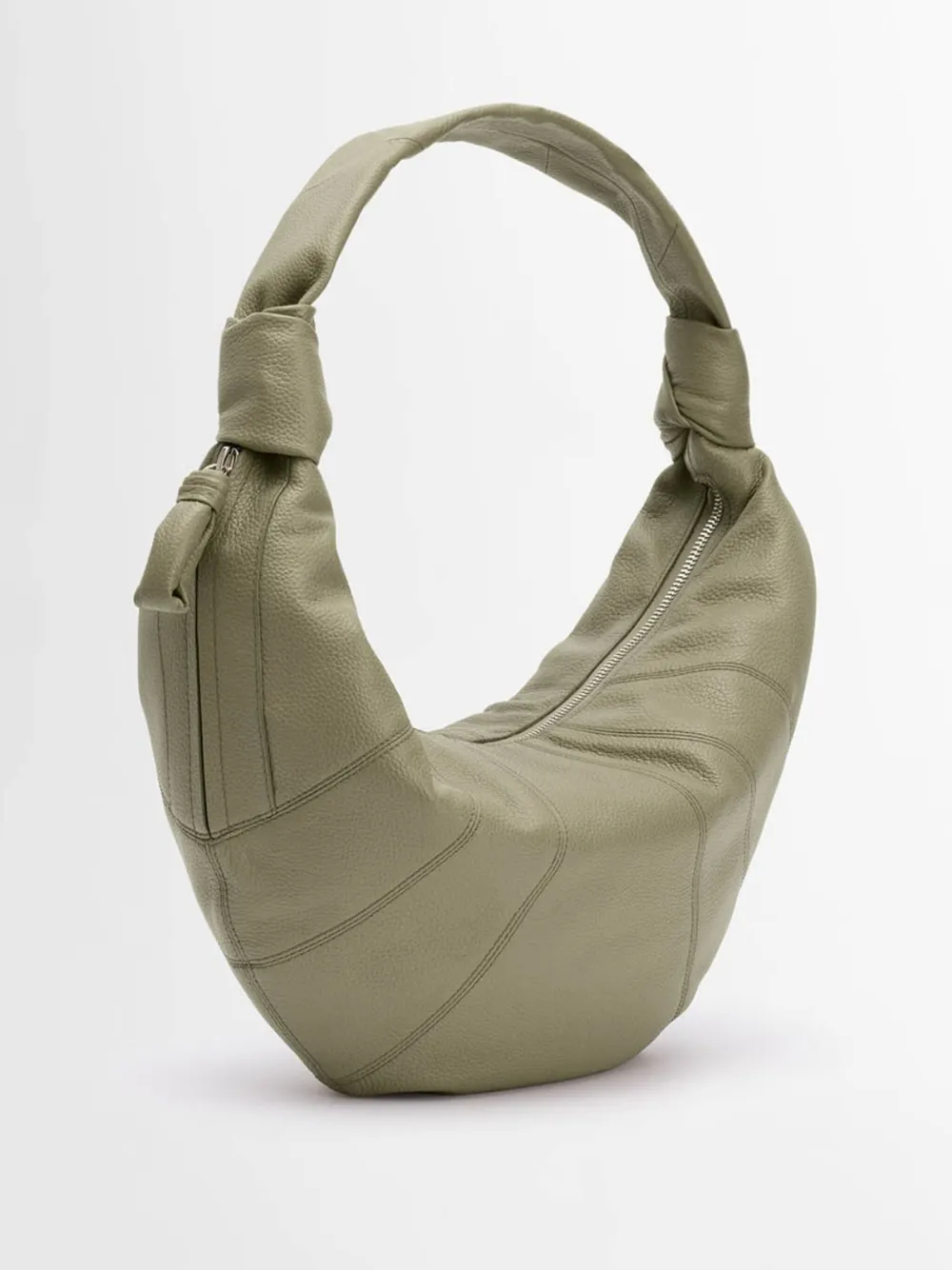 LEMAIRE Fortune Croissant schoudertas Groen