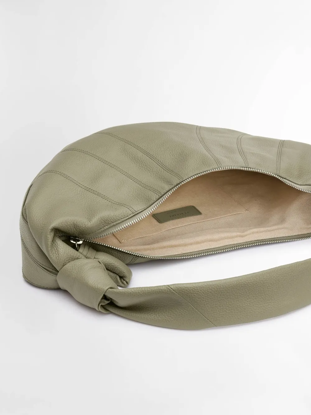 LEMAIRE Fortune Croissant schoudertas Groen