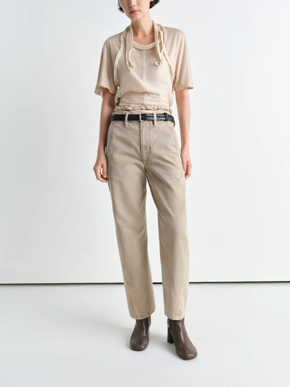 LEMAIRE Twisted pants - Beige