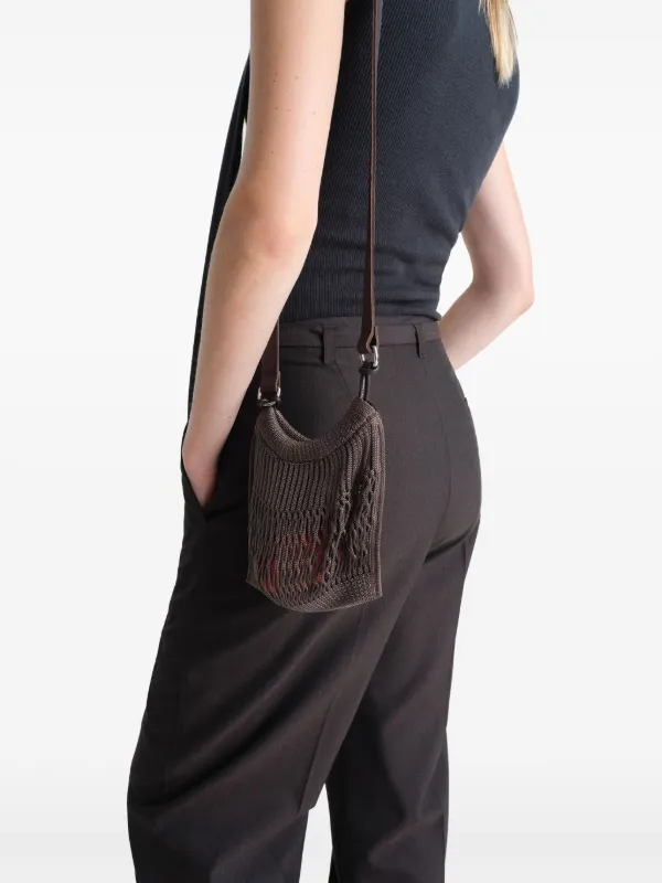 LEMAIRE x Filt Mini Net Messenger Bag | Brown | FARFETCH