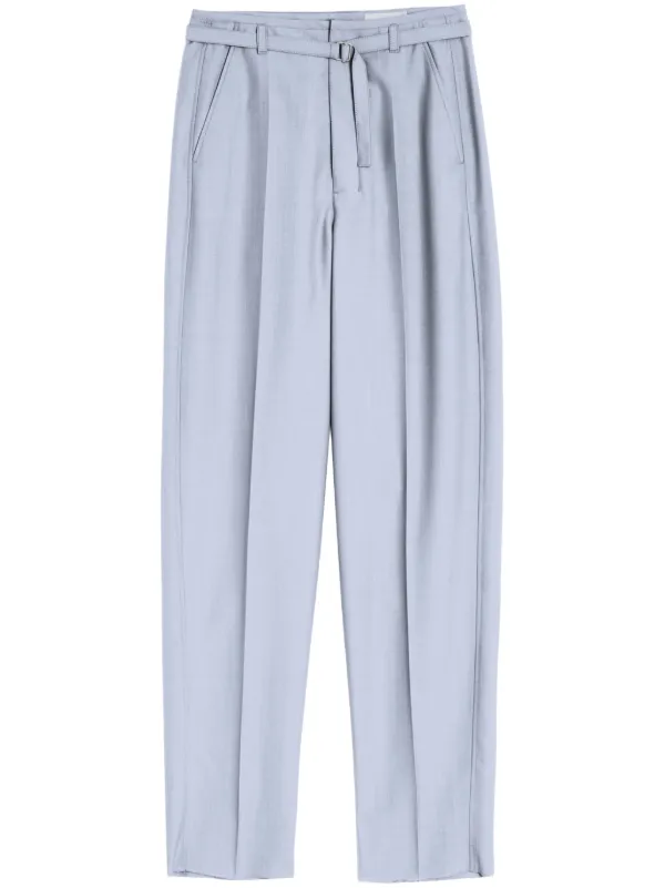 Lemaire Belted Tailores Pants in Grey