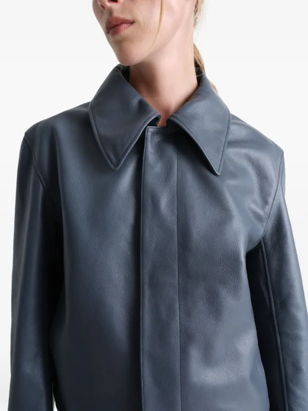 LEMAIRE Cropped Jacket | Blue | FARFETCH