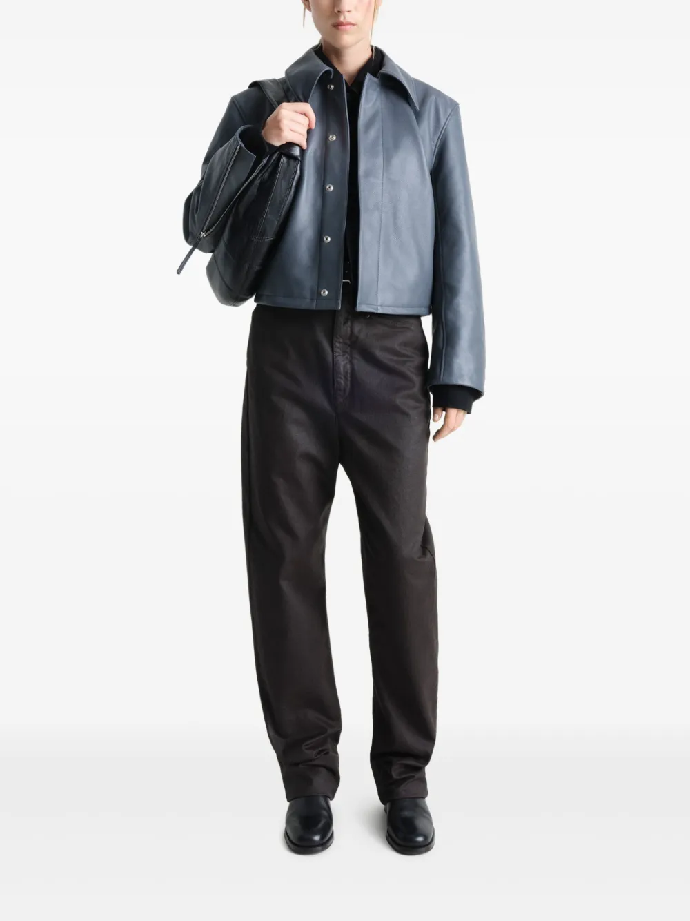 LEMAIRE cropped jacket | Leather Jackets | Image 2