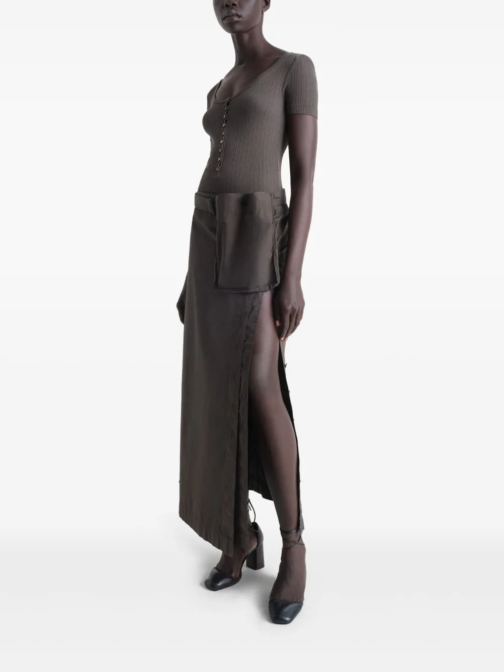 LEMAIRE BUTTONED SKIRT