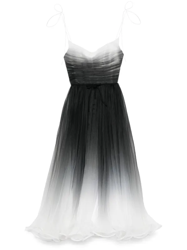 blue dress for baby girl Romantic Black Wedding Dresses Modest Long Train Lace Ombre Wedding Gown  SEW030 main image 1