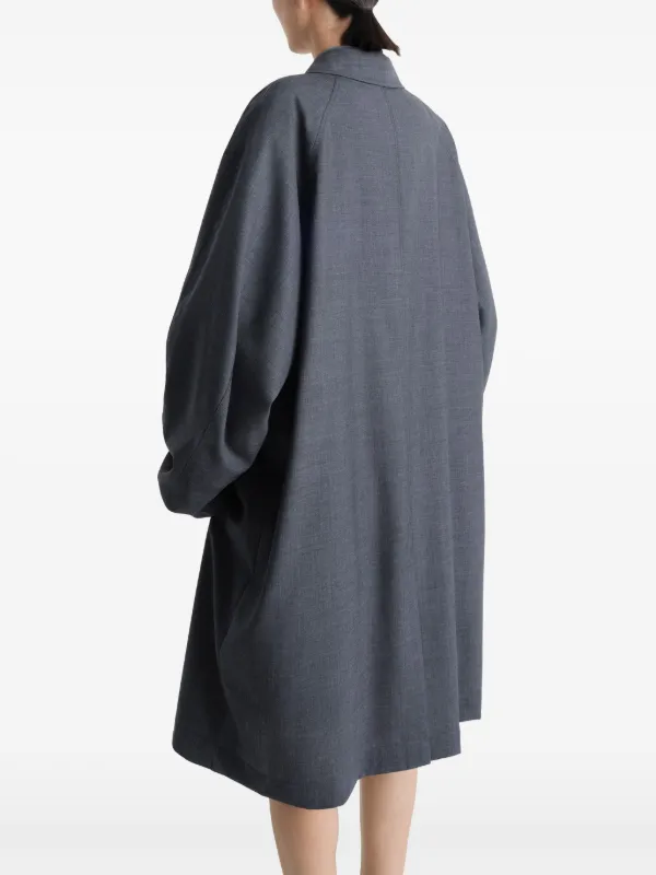 LEMAIRE Tailored Overcoat | Grey | FARFETCH