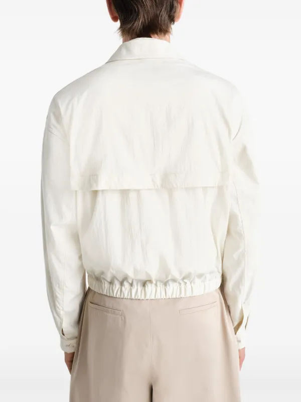 【関税込み】LEMAIRE フーディ & ジップアップ LEMAIRE zip-up Jacket | White | FARFETCH GE