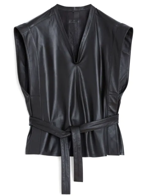 LEMAIRE leather vest 