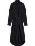 LEMAIRE maxi shirt dress - Black