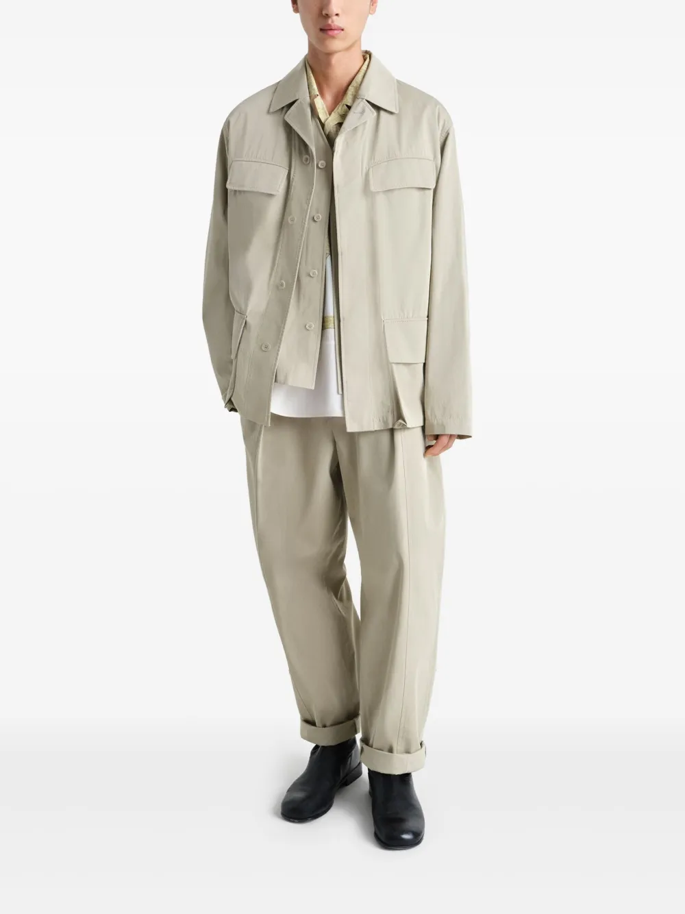 LEMAIRE Twill shirtjack - Beige