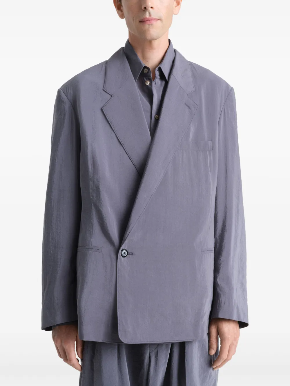 LEMAIRE Blazer met dubbele rij knopen Grijs