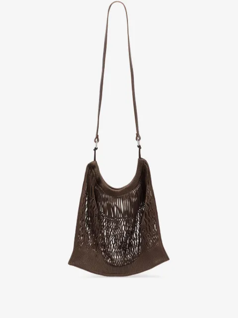 LEMAIRE large crossbody Filt net shopping bag