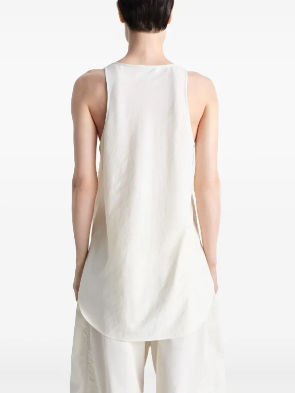 Lemaire｜SLEEVELESS (BIAS CUT TANK TOP (TO1331 LF1370 46 LEMAIRE Bias Cut Tank Top | White | FARFETCH