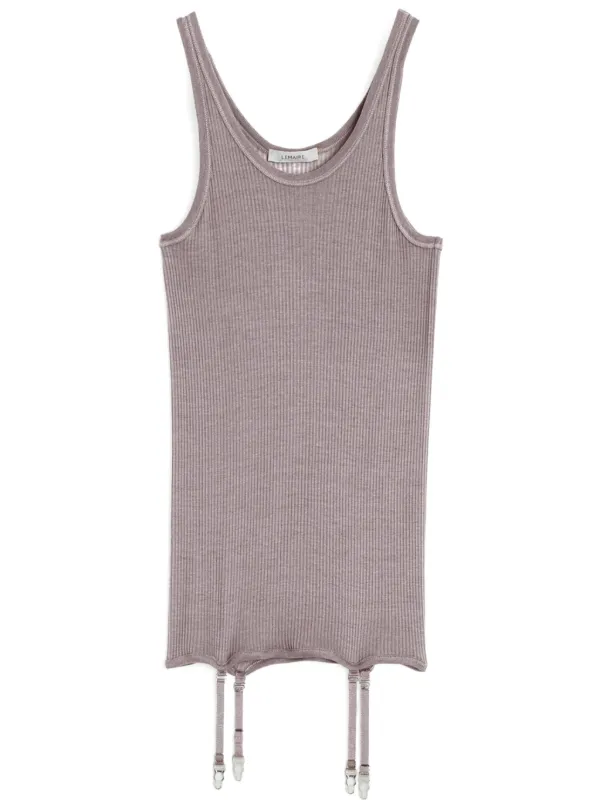 Lemaire Seamless Wool Tank Top in Pink