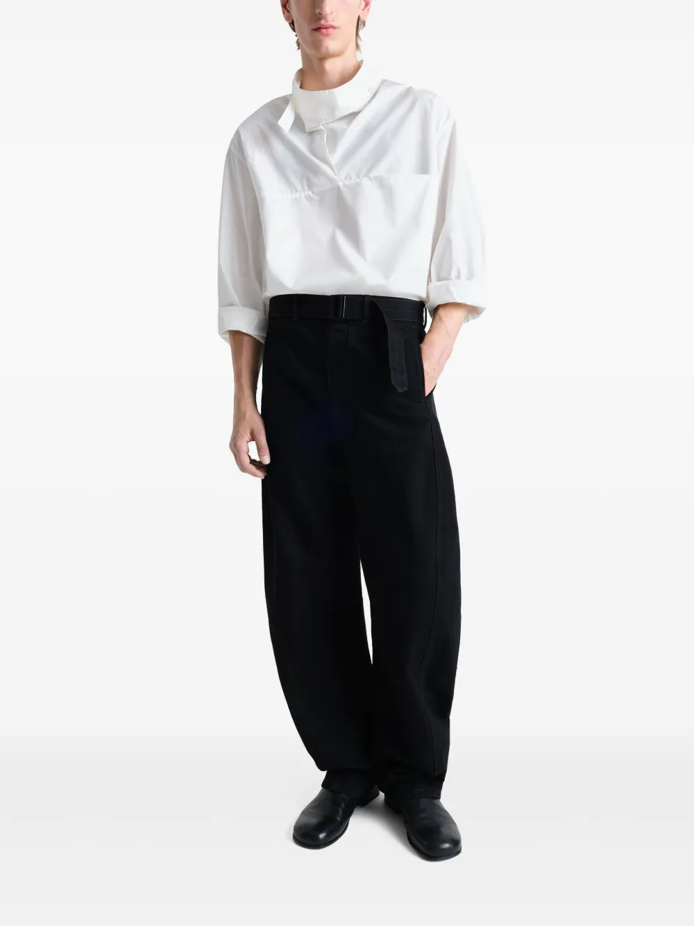 LEMAIRE pantalones con cinturón | Pantalones tapered | Image 2