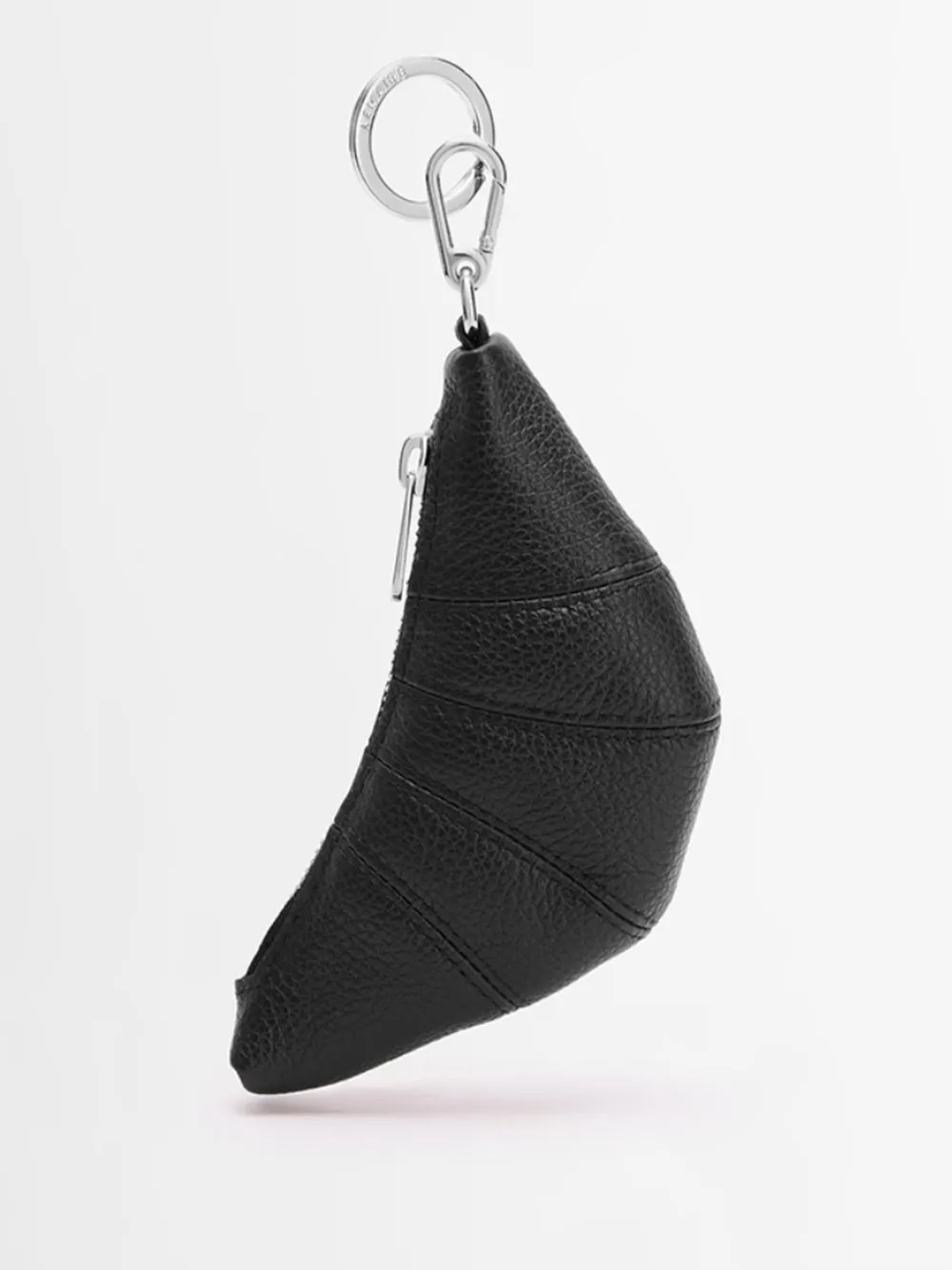 Lemaire Mini Croissant Keyring In Black