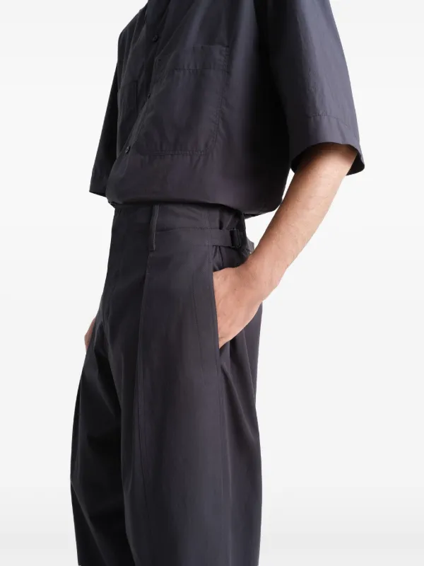 【送料&関税込】Lemaire Pleated Tailored Pants Trouser Lemaire - Tailored Pleated Pants Jet Black - Rendez-Vous Store