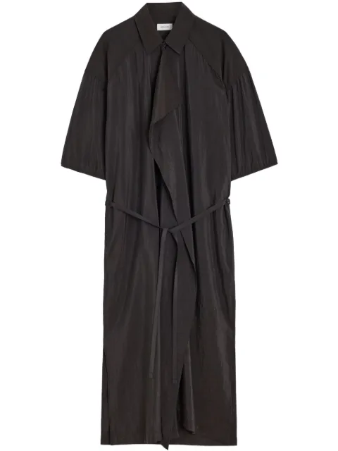 LEMAIRE vestido camisero asimétrico