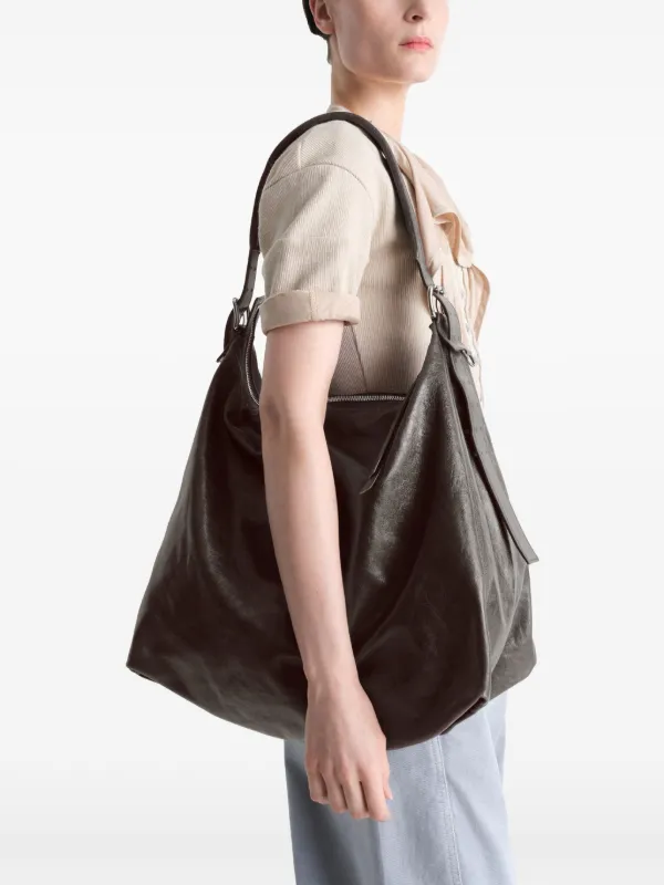 LEMAIRE ブラウン ショルダーバッグ LEMAIRE ベルト ショルダーバッグ | ブラウン | FARFETCH JP