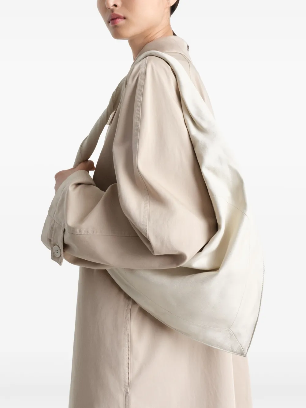 LEMAIRE Scarf schoudertas Beige