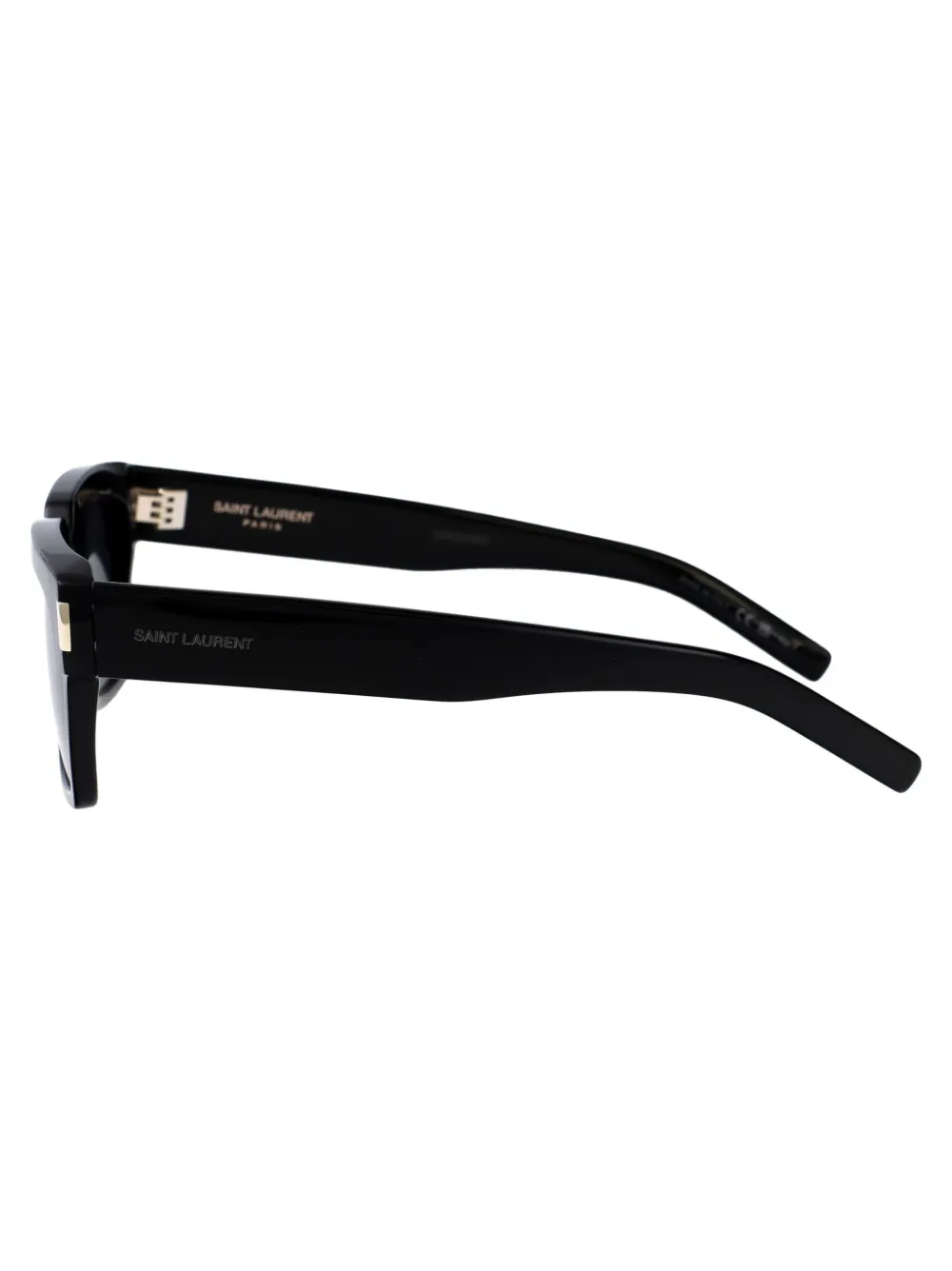 Saint Laurent Eyewear Zonnebril met vierkant montuur Zwart