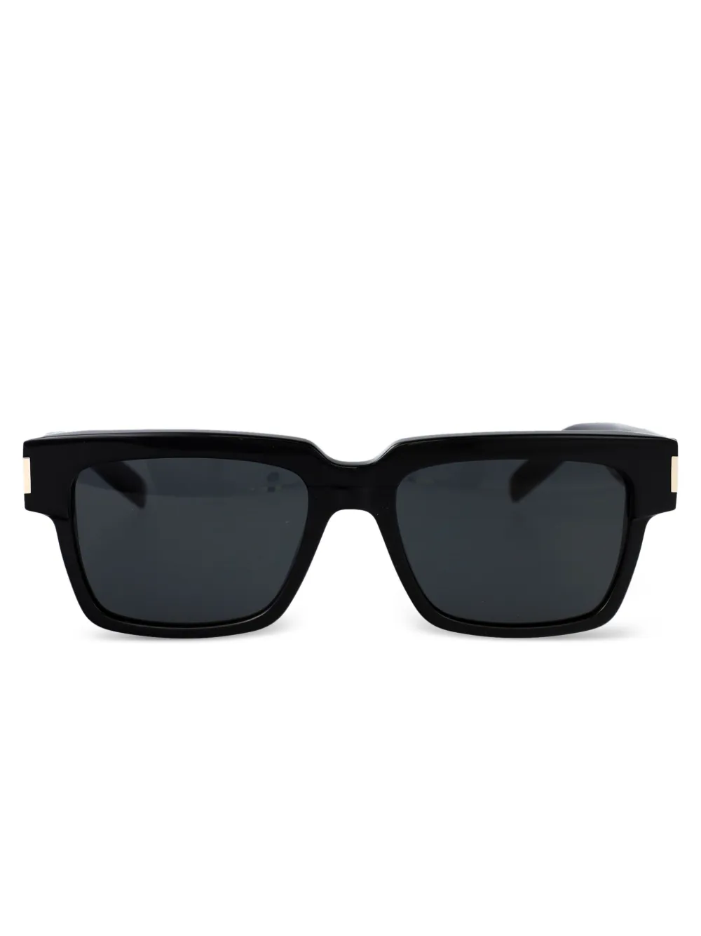 Saint Laurent Eyewear Zonnebril met vierkant montuur Zwart