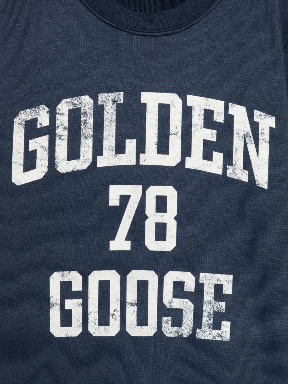 Golden Goose Kids Sweater met logoprint Blauw