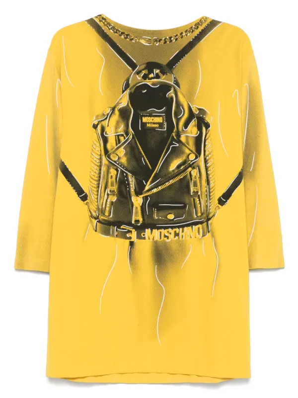 Moschino グラフィックドレス イエロー 【公式通販】