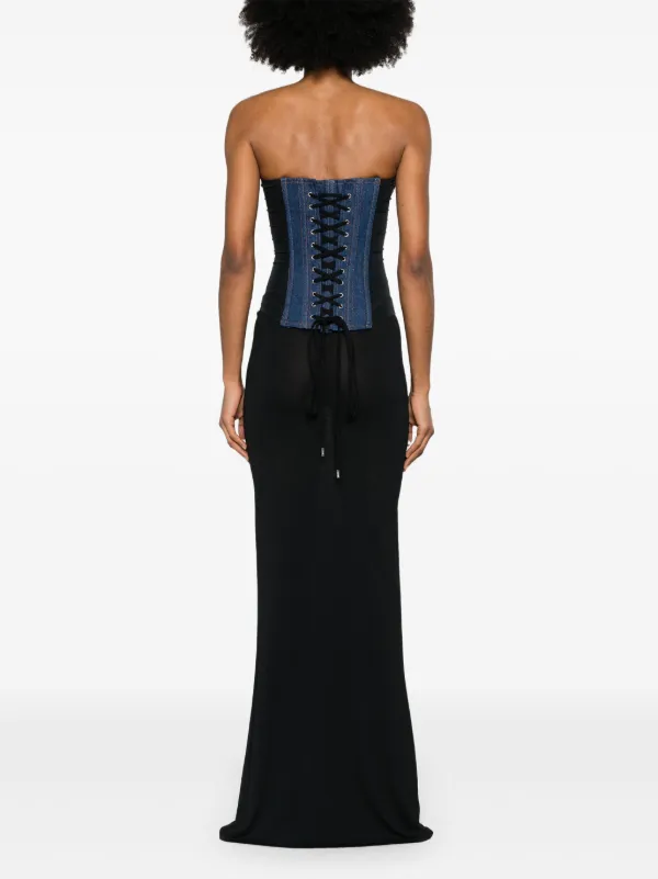 Jean Paul Gaultier Denim Corset | Blue | FARFETCH