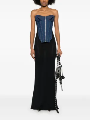 ジャンポールゴルチエJean Paul GAULTIER PARIS リブ切替タートルネックニット チャコール黒40 【レディース】 Jean-Paul GAULTIER - JeanPaulGAULTIER(ゴルチエ) タンクトップ