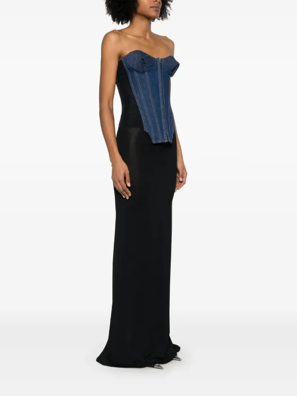 Jean Paul Gaultier Denim Corset | Blue | FARFETCH