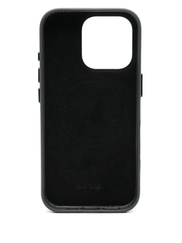 Paul Smith Signature Stripe Iphone 16 Pro Case | Black Paul Smith Signature Stripe Iphone 16 Pro Case | Black