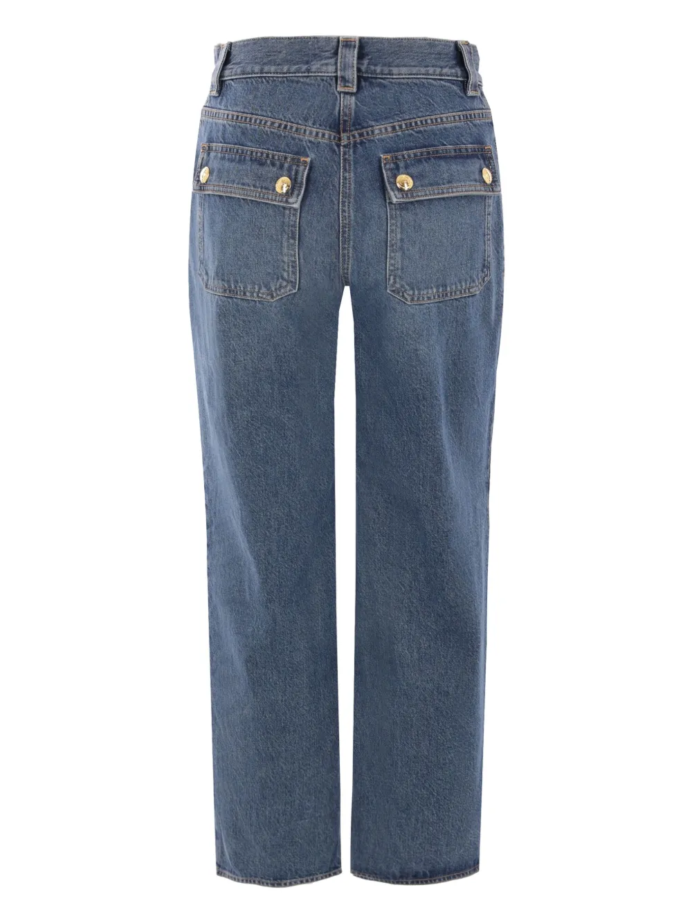 Elisabetta Franchi Cropped jeans - Blauw