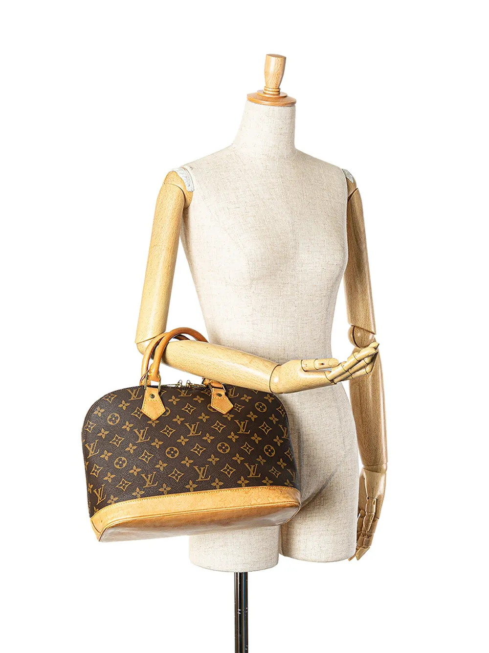 Louis Vuitton Pre-Owned 2001 Monogram Alma PM handtas - Bruin