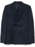 Lardini mini-check blazer - Blue