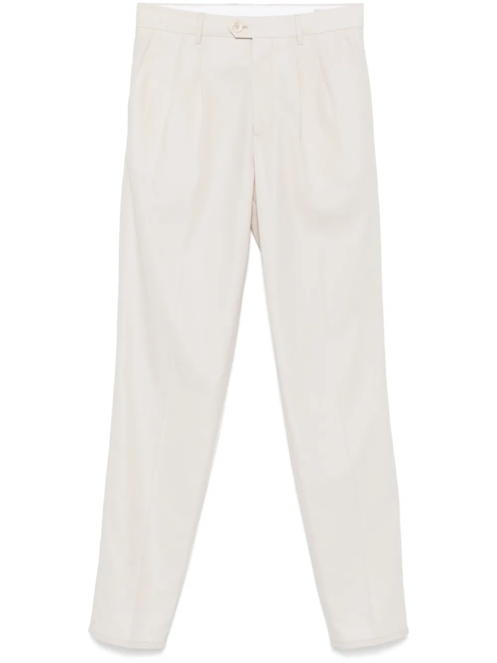 Brunello Cucinelli pantalon chino en coton | tons neutres | Image 1