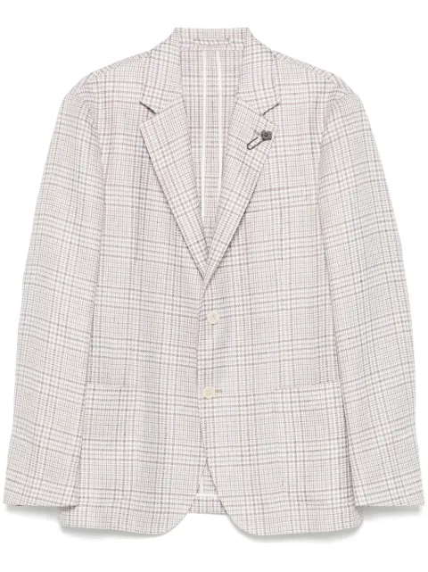 Lardini houndstooth-pattern blazer 