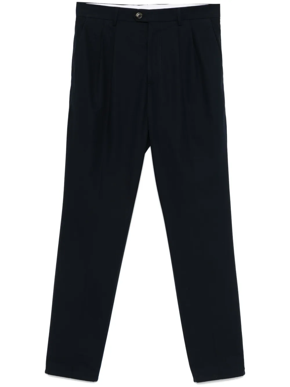 Brunello Cucinelli pantalon chino en coton | bleu | Image 1
