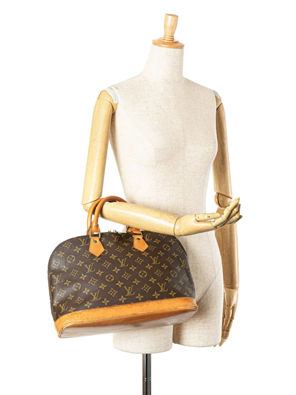 Louis Vuitton Pre-Owned 1995 Monogram Alma PM handtas - Bruin