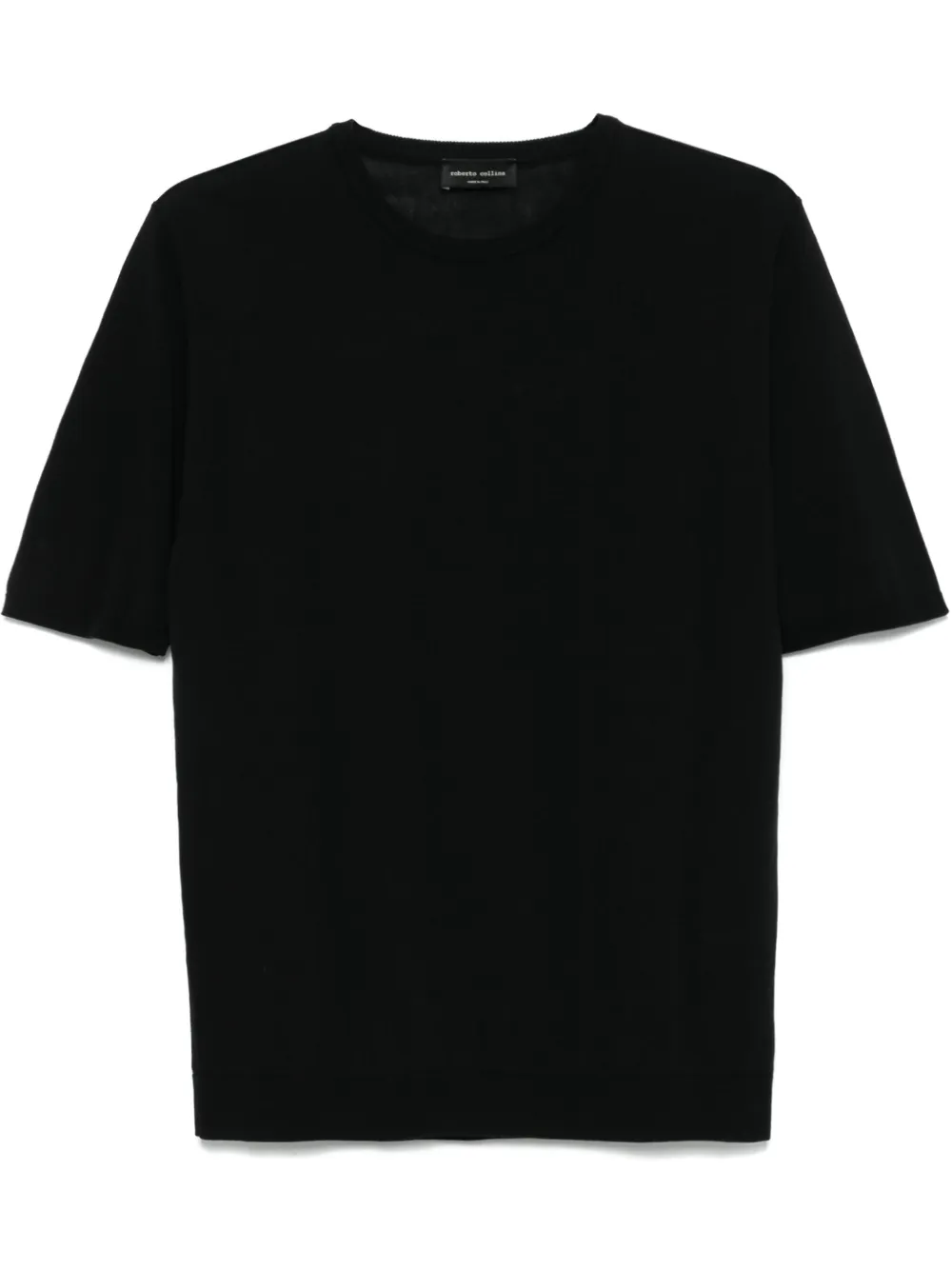 Roberto Collina fine-knit T-shirt | Black | Image 1