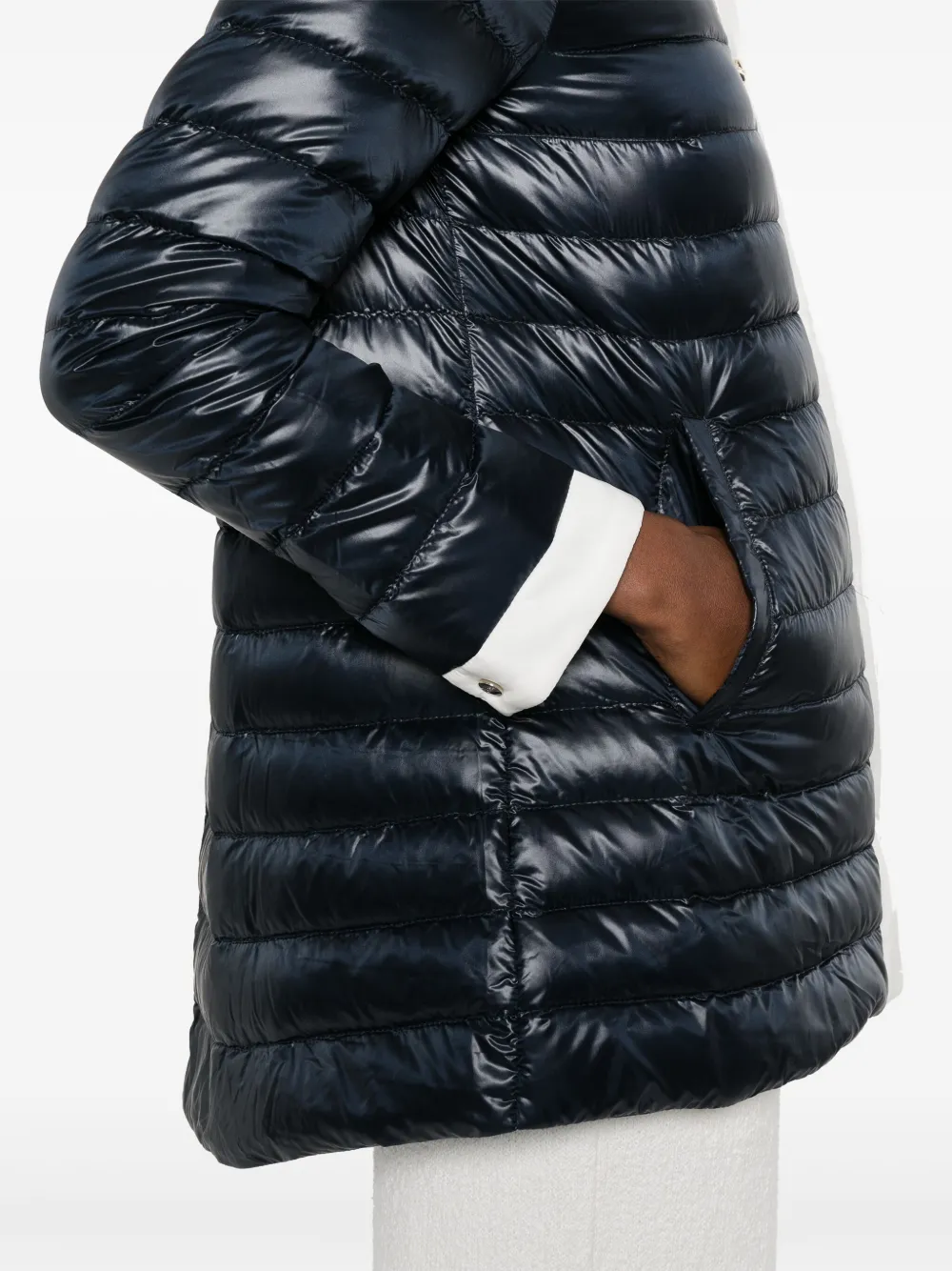 Herno A-Shape donsjack Blauw