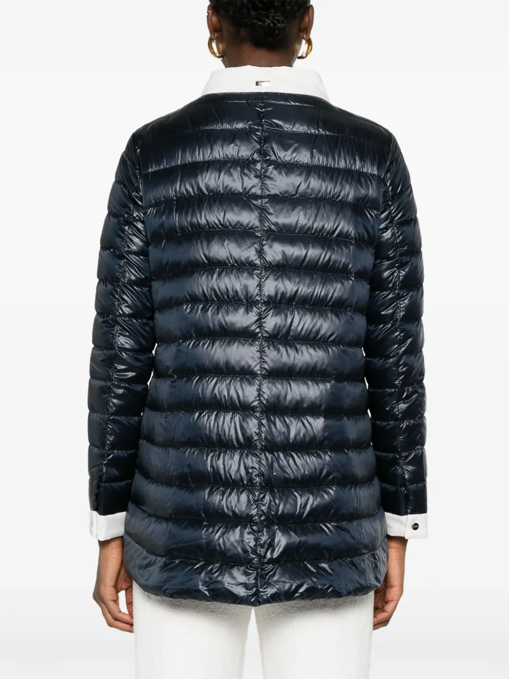 Herno A-Shape donsjack Blauw