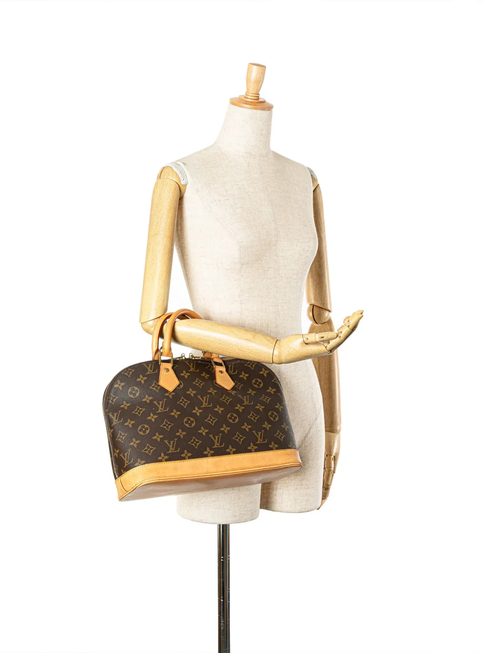 Louis Vuitton Pre-Owned 2002 Monogram Alma PM handtas - Bruin