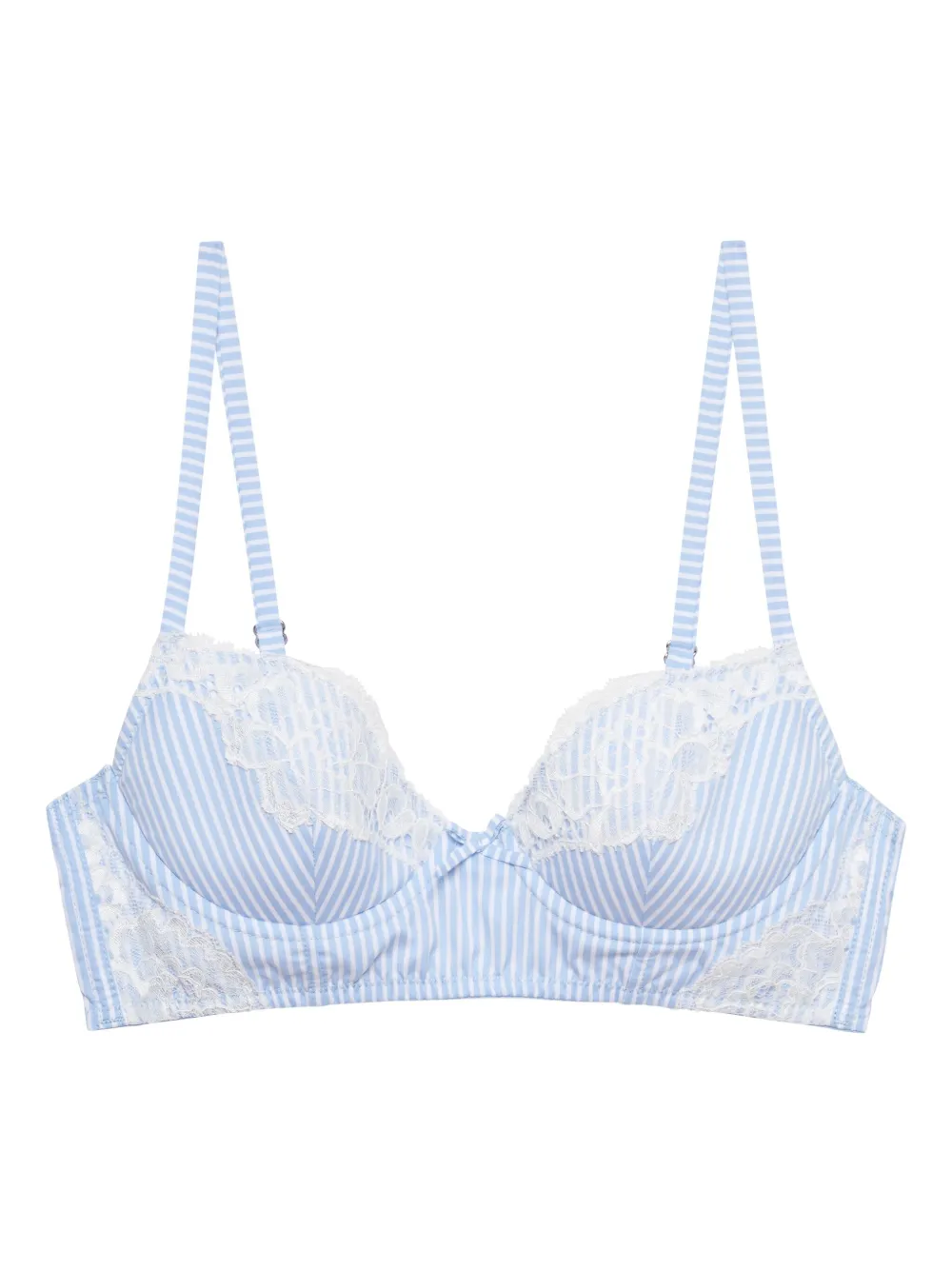 Fleur Du Mal Gestreepte bh Blauw